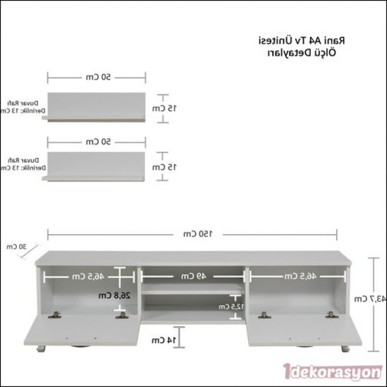 Rani A4 Duvar Raflı Kitaplıklı Tv Ünitesi Yorumları ve